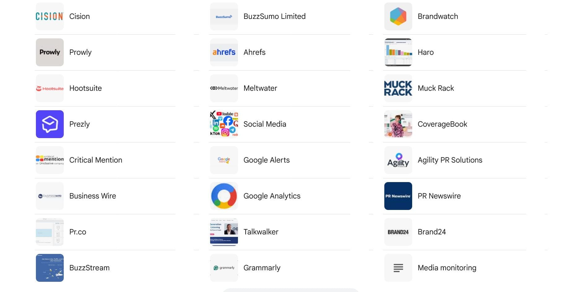 Online PR Tools